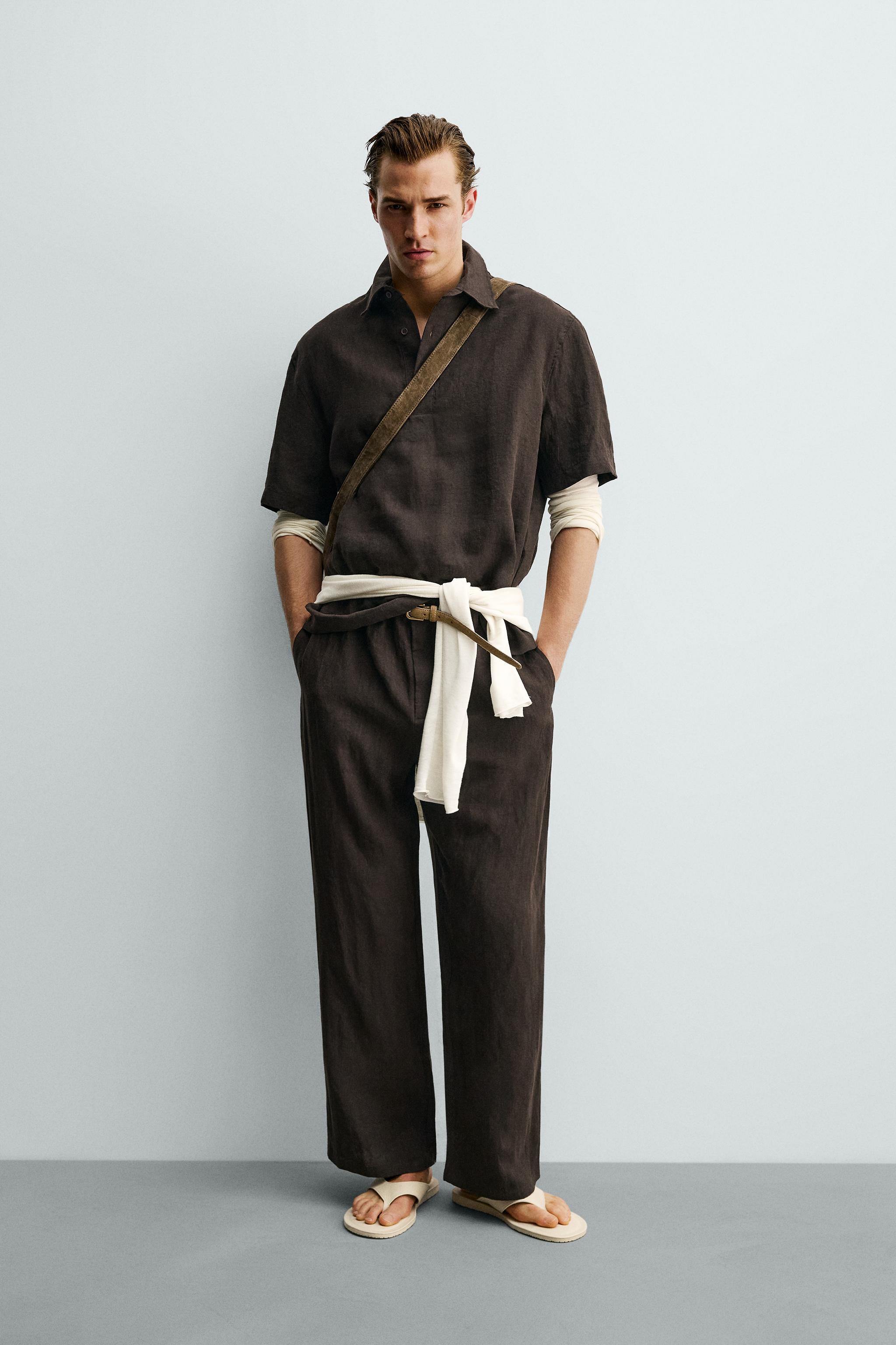 CHEMISE POLO 100 % LIN